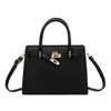 Bolso de Mano de Alta Gama Estilo Europeo de Viaje a la Oficina de Moda Versátil Cerradura Clásica Gran Capacidad Bolso de Hombro Único Bolso Cruzado para Mujer