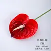Shangjin 2026 Ano Novo Série Vermelha Floricultura de Antúrio Vermelho Artificial e Orquídea Phalaenopsis Buquês Artesanais com Materiais Florais Atacado