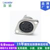 01 Enchufe 2P Núcleo Uno Redondo Uno Plano Hembra Socket Din Moldeado por Inyección Tipo Ensamblaje Varilla Eléctrica Conector de Alimentación