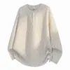 Sudadera para Hombre 2026 Nueva Sudadera Casual para Hombre con Cuello Henley de Manga Larga con Diseño de Nube Arcoíris Chaqueta Top para Hombre