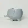 Vaso de flor de suculenta fofo de desenho animado planta cerâmica branca pura criativo simples mesa carne mini vaso de suculenta atacado
