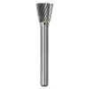 Cabezal de Rectificado de Acero de Tungsteno Lima Rotatoria de Carburo Fresadora Cónica Invertida Fresadora de Metal Rectificado Grabado Ranura Simple y Doble Tipo N