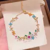 Pulseira pingente geométrico de flor de zircônia cúbica estilo europeu e americano, elegante e versátil, uma peça de joalheria delicada e luxuosa com um toque de alta qualidade, um acessório único e estiloso para mulheres