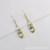 Aiwei Nuevo Producto Transfronterizo Colgante de Espécimen de Planta Pendientes de Gota de Agua de Resina Pendientes de Flores Secas Coloridos Joyería de Flores Reales