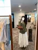 Camiseta de Lino Manga Larga con Cuello en U y Botones de Colores Zhangzhang 7/5 Camisa Henley Relajada Camiseta de Manga Larga para Mujer