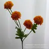 Flores Artificiais Frescas e Simples de Dente-de-Leão, Colmeia, Frutas, Bolas Plásticas, Crisântemo, Flor Falsa para Decoração de Sala de Estar, Decoração de Mesa de Jantar