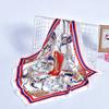 Nuevo pañuelo cuadrado estampado de seda artificial para navegación 70 cm decoración de ropa pañuelo versátil decoración de corbata para bolsa ventas de fábrica Wholesale