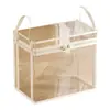 Caixa de armazenamento para bonecas, tubo mágico de armazenamento de brinquedos de pelúcia, caixa organizadora transparente, bolsa/caixa de armazenamento para bonecas de grande capacidade