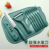 Juego de cuchillos para fruta, cuchillo de estudiante de cocina, combinación de cuchillos peladores, cuchillo para cortar fruta y verdura de oficina, cuchillo portátil para fruta y verdura