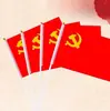 Bandeira vermelha pequena, bandeira de mão, tamanho pequeno 7 e 8, bandeira vermelha de cinco estrelas, bandeira dos Pequenos Guardas Vermelhos, bandeiras de mão para atacado