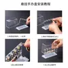 Llavero Importado de Japón Colgante Pequeño Caja de Almacenamiento Caja de Juguetes Cápsula Sorpresa Caja de Exhibición Periféricos Acrílicos Estante Millet