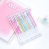 Nuevo bolígrafo resaltador de 12 colores, ideal para estudiantes, para diario de bricolaje, bolígrafo de gel de color, bolígrafo resaltador de alto color, venta al por mayor