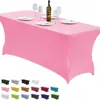 Cubierta Elástica para Mesa Transfronteriza al por Mayor Funda Rectangular Elástica para Mesa de Fiesta al Aire Libre Boda Funda para Mesa de Banquete de Boda