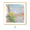 Diecisiete Obras Maestras Nórdicas de Arte de Nicho: Arte de Pared para Sala de Estar, Pinturas Decorativas Estilo Madera para Comedor, Murales de Pared de Van Gogh y Monet para Dormitorio