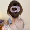 Acessórios de Cabelo de Alta Qualidade, Adorno para a Parte de Trás da Cabeça, Presilha de Abalone, Presilha Plana Curva Tipo Bico de Pato, Presilha de Cabelo Versátil para Uso Diário
