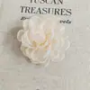 Pasador de Flor de Peonía en Organza de Cielo Estrellado, Pinza Lateral de Organza de Hada Dulce, Pasador de Flor para la Parte Trasera de la Cabeza para Días de Primavera