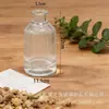 Jarrón de Vidrio de Sodio-Calcio Personalizado Transfronterizo, Tarro de Almacenamiento de Vidrio, Estilo Minimalista de Lujo Ligero con Rayas Verticales, Jarrón Hidropónico para Flores de Sala de Estar