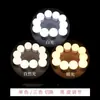 Luz frontal de espejo adhesiva sin taladro para tocador, espejo de maquillaje de estudio, luz de relleno para transmisiones en vivo de belleza, modelo LED enchufable