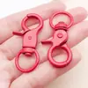 Pinzas para Pintar Joyería DIY Hebilla Aleación de Zinc Hebilla de Perro Colorida Llavero Hebilla Giratoria Elástica Hebilla con Forma de Cangrejo Accesorios para Pinzas