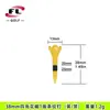 Fabricante Buddha Power Tee de Golf de Venta Caliente Transfronterizo con Tapa de Flor de Cuatro Esquinas, Tee de Material Plástico ABS