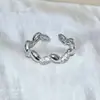 Diseño Original de Anillo de Conexión de Grano de Arroz de Granos Abundantes para Mujeres, Lujo Accesible Diseño de Nicho, Anillo Abierto Versátil Estilo Otoño