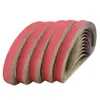 Especial Transfronterizo Banda Abrasiva Cerámica 20mmx520mm Arena Roja Pulido de Metal, Eliminación de Óxido, Alta Fuerza de Desgaste