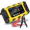 E-FAST cor tela grande 12V lítio chumbo-ácido carregador de bateria de carro carregador de bateria de motocicleta