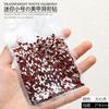 Tendencia de Internet Año Nuevo Tamaño Mini Diamante Rojo Grande Forma Plana Arte de Uñas de Novia Súper Flash Decoración de Uñas de Pedrería