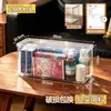 Caja de almacenamiento de medicamentos transparente con tapa abatible BNBS, organizador de medicamentos para el hogar, material engrosado, caja de almacenamiento de primeros auxilios familiar