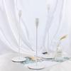 Adornos de Candelabro de Estilo Europeo, Mesa de Comedor Pequeña, Cena Romántica a la Luz de las Velas de Estilo Occidental Juego de Tres Piezas, Adornos Galvanizados para Boda, Artesanía de Estilo Europeo