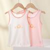 Colete Infantil Classe A Três Peças Modal Meninas Roupa de Ar Condicionado Respirável Fresco Fino Regata de Alça Fina para Meninas para o Verão