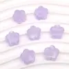 Cuentas de Flor de Cinco Pétalos de Acrílico de Color Sólido Cuentas Sueltas Accesorios para Joyería DIY Material para Pulsera Collar Creativo Hecho a Mano