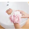 Bomba de Banho Espumante Bicolor com Combinação de Cores, Bola de Banho Flor Grande, Artigos de Banho para Adultos com Combinação de Cores