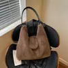Bolso de Felpa de Leopardo de Alta Gama Nuevo Otoño/Invierno para Mujer Bolso de Hombro Único Versátil y Elegante Bolso de Mano Esponjoso de Gran Capacidad