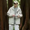 Chaqueta Cortavientos para Hombre Tangkez, Nueva Tendencia Otoñal para Exteriores, Abrigo Deportivo Casual Versátil Holgado para Parejas