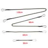 Hebilla de montañismo para exteriores cuerda elástica banda elástica cordón para tienda de campaña 8 mm tendedero para camping cuerda de amarre para equipaje cinturón de embalaje