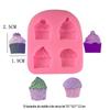 Cone Sorvete Sorvete Bolo Pequeno Molde de Silicone Bolo de Panificação Dobra Açúcar Chocolate Molde Decorativo Molde Gotejamento