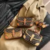 Bolsas de Mujer Transfronterizas Estilo Nuevo Empalme Estampado Bolso de Hombro Cruzado Textura de Moda Tendencia para Viajes Diarios Bolso para Mujer Venta al por Mayor