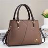 Bolsos transfronterizos, bolso de mano para mujer, elegante bolso de mano de moda con textura, bolso de hombro de gran capacidad y alta calidad para mujer.