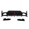 Adequado para lábio traseiro BMW Série 3 G20G28 LCI tardio para modelo V com lábio traseiro leve com padrão de carbono placa de fluxo de spoiler traseiro