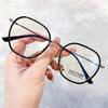 M2816 Marco Redondo Cara Grande Adelgazante Cara Redonda Chica Linda Estilo Retro Harajuku Gafas Antiazules Para Teléfono Móvil Se Pueden Equipar con Miopía