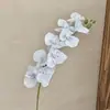 Orquídea Phalaenopsis de 70 cm con 9 flores, Flor Artificial, Decoración para Sala de Estar y Mesa de Comedor, Decoración para Arreglo Floral de Boda, Accesorios para Disparos de Paisajismo