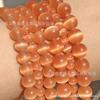 Cuentas Sueltas Ojo de Gato de Colores Cuentas Redondas Ojo de Gato Vidrio Sintético Cuentas para Joyería DIY Accesorios para Pulseras Collares