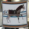110cm Invierno Seda Artificial Lana Doble Cara Bloques de Color Caballo de Guerra Bufanda Cuadrada Grande para Mujer Viaje al Aire Libre Bufanda Cálida Venta al por Mayor