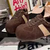 Zapatos de Cordones para Mujer con Puntera Ancha de Cuero Nobuck Forrest Gump 2025 Otoño e Invierno Nuevos Zapatos de Algodón Casual Retro Forrados de Lana Zapatos Cálidos para Entrenamiento Moral