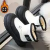 Botas de Nieve para Niñas Invierno 2026 Modelo Nuevo Zapatos Cortos de Algodón Impermeables Antideslizantes para Niños Mayores con Forro Polar Añadido