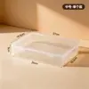 Caja de Almacenamiento de Mesa para Ping Pong Bnbs Versión Engrosada Organizador Doméstico para Pelotas Pequeñas con Tapa a Prueba de Polvo
