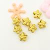 Bolsa de 18K oro antiguo flor de ciruelo cuentas de calabaza cuentas de linterna material de accesorios para pulseras y collares de joyería DIY