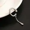 Pendientes Súper Elegantes de Gota de Agua, Brazaletes para Oreja Sin Perforar para Mujer, Simples y Elegantes, Pinzas para Oreja Versátiles y Únicas, Pendientes de Nicho de Alta Gama