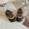Zapatos de Baile de Rendimiento Antideslizantes de Suela Blanda Nuevos para Niñas Primavera y Otoño Zapatos para Caminar de Bebé Versátiles de Moda Zapatos de Princesa Zapatos Pequeños de Cuero